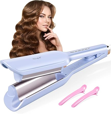 مكواة تجعيد الشعر الخزفية