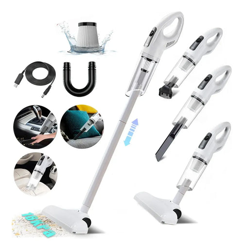 Aspiradora Inalámbrica 3 en 1 – Potente Succión 18 KPa, Ultra Silenciosa