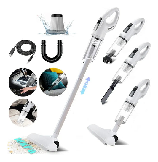 Aspiradora Inalámbrica 3 en 1 – Potente Succión 18 KPa, Ultra Silenciosa