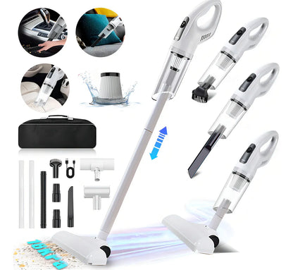 Aspiradora Inalámbrica 3 en 1 – Potente Succión 18 KPa, Ultra Silenciosa